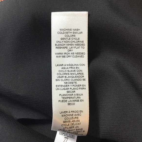 NWT Chico’s Jacobean Floral Ruffle Mock Neck Top - Picture 9 of 16